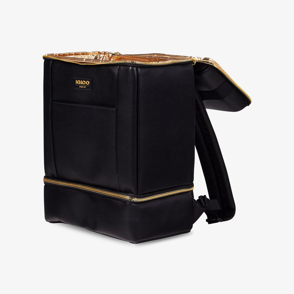 Igloo Luxe Faux-Leather Dual Compartment Backpack