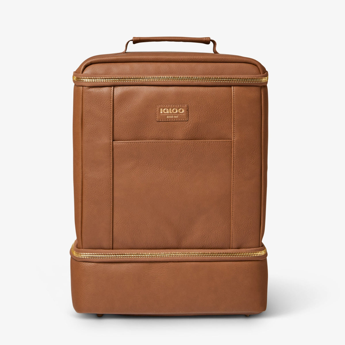 Igloo Luxe Faux-Leather Dual Compartment Backpack