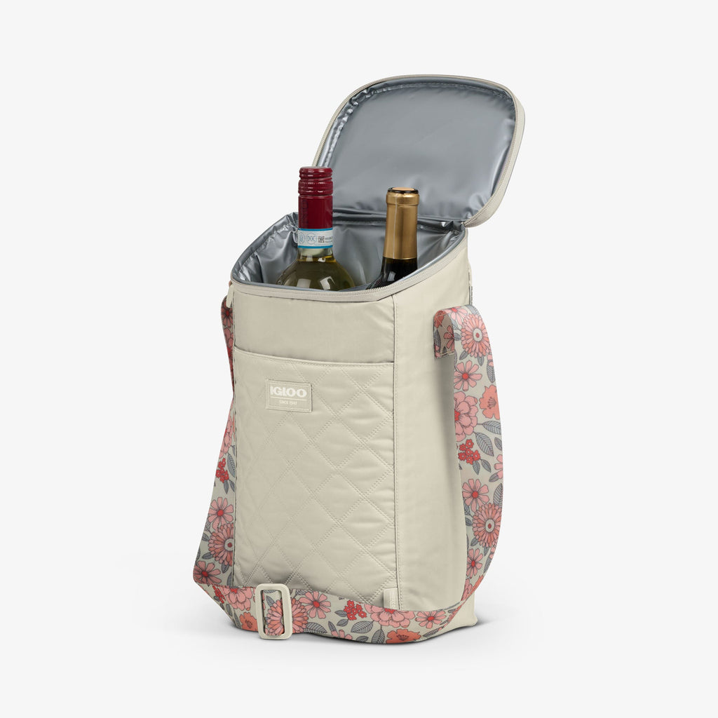 Igloo Floral MaxCold DUO Vertical Crossbody Cooler Bag