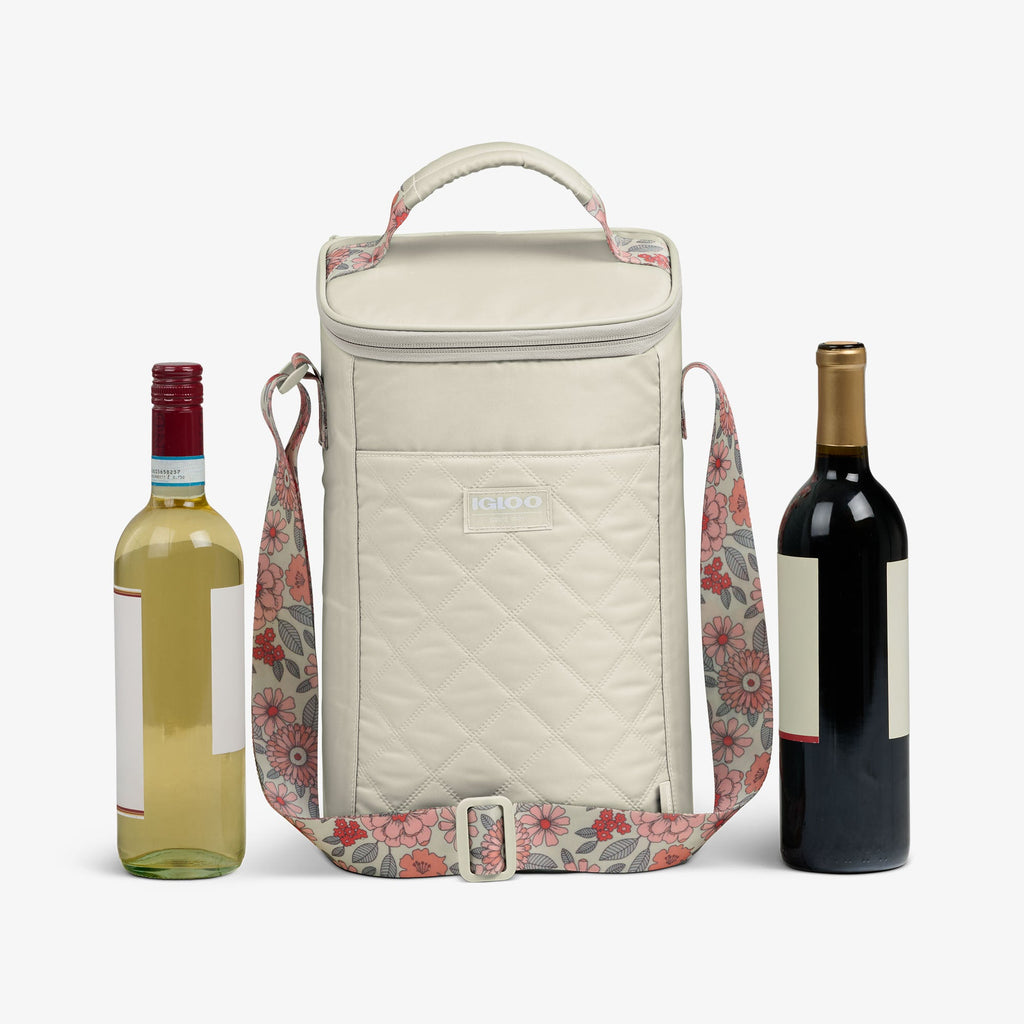 Igloo Floral MaxCold DUO Vertical Crossbody Cooler Bag