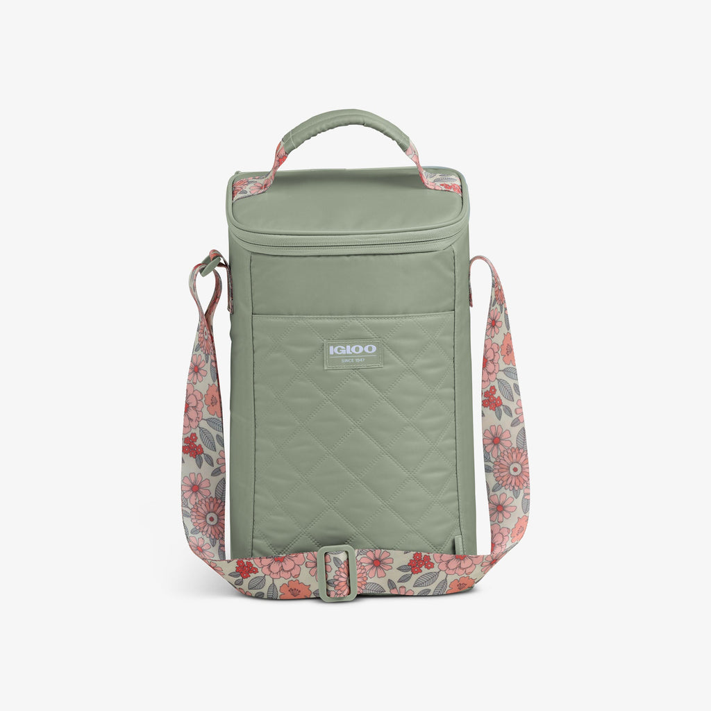 Igloo Floral MaxCold DUO Vertical Crossbody Cooler Bag