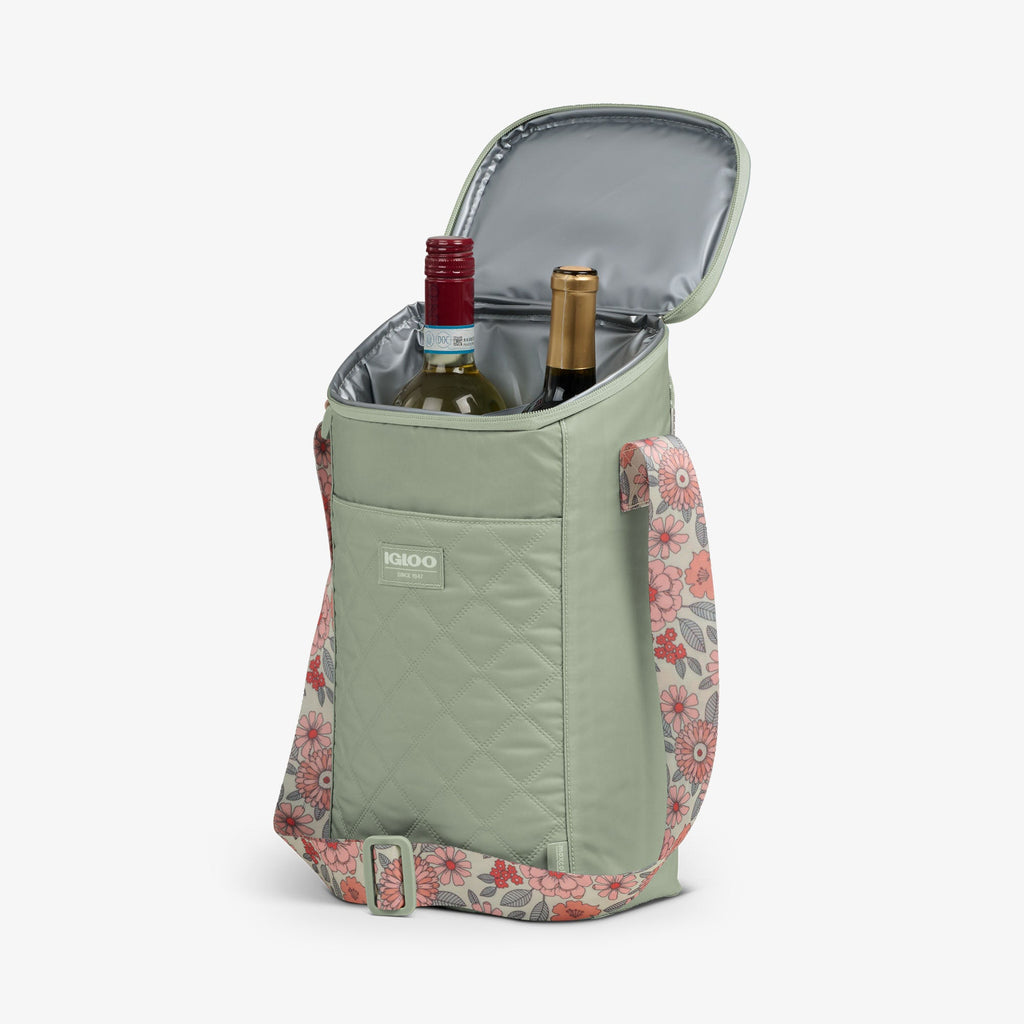 Igloo Floral MaxCold DUO Vertical Crossbody Cooler Bag