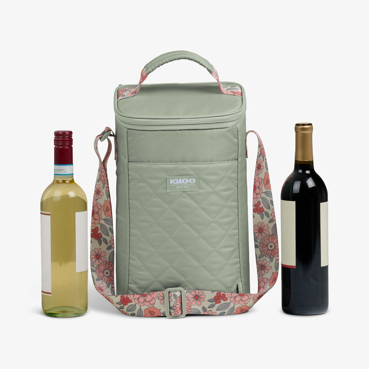 Igloo Floral MaxCold DUO Vertical Crossbody Cooler Bag