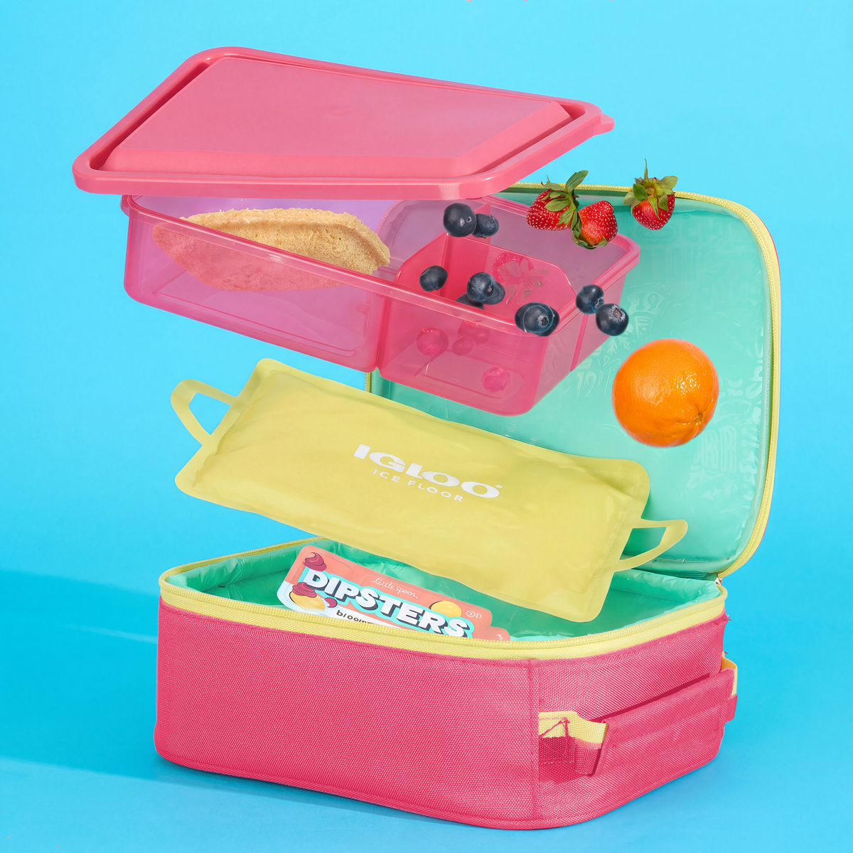 Igloo Kids Lunch Slim Cooler Bundle with Bento Box